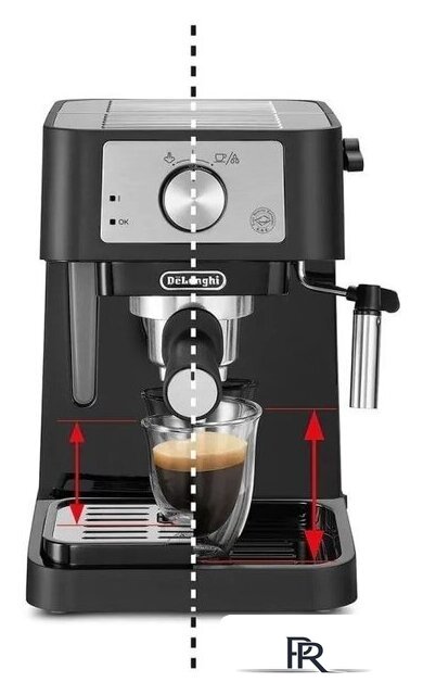 Рожковая кофеварка DeLonghi Stilosa EC260.BK - Изображение №3 — Интернет-магазин ПроЗаказ