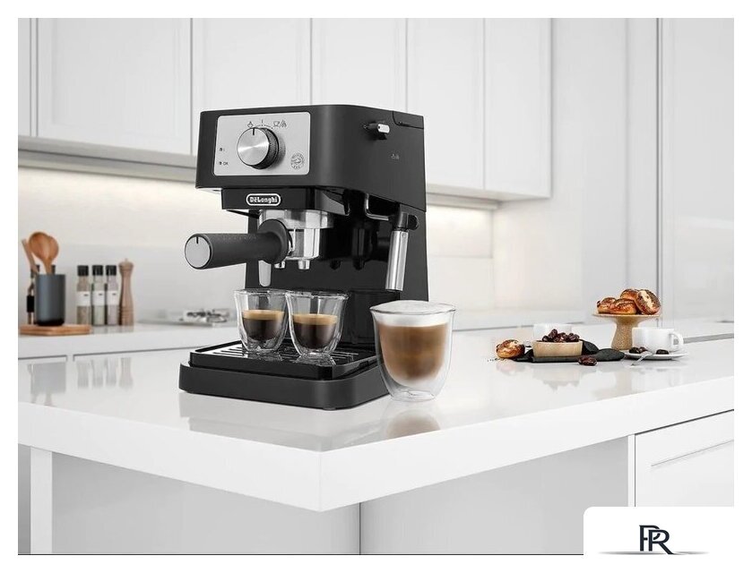 Рожковая кофеварка DeLonghi Stilosa EC260.BK - Изображение №6 — Интернет-магазин ПроЗаказ