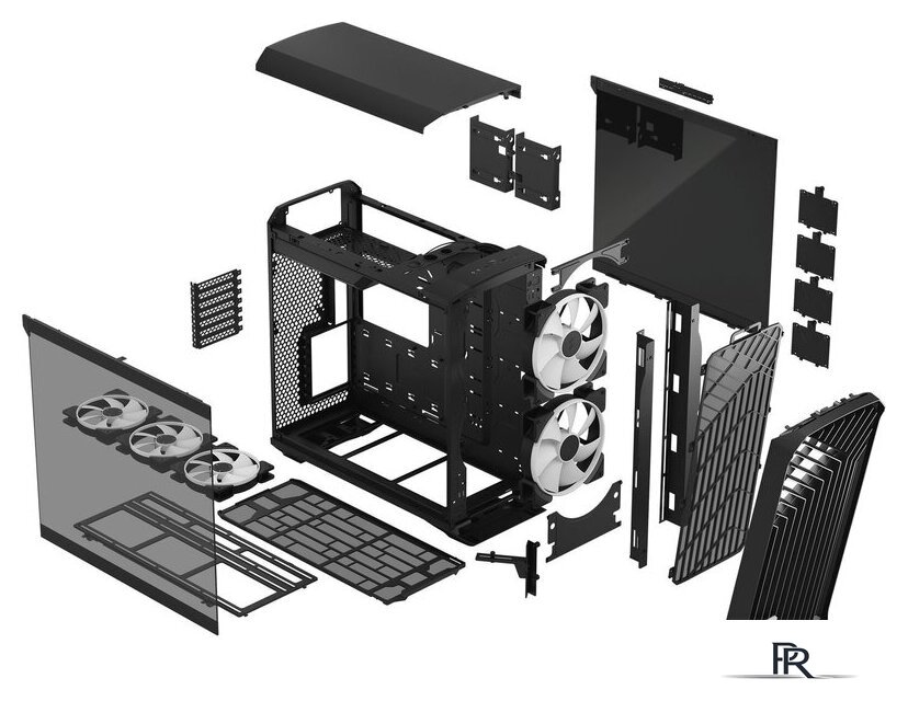 Корпус Fractal Design Torrent Black RGB TG Light Tint FD-C-TOR1A-04 - Изображение №22 — Интернет-магазин ПроЗаказ