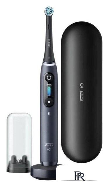 Электрическая зубная щетка Oral-B iO 8 (черный, с футляром, 1 насадка) - Изображение №1 — Интернет-магазин ПроЗаказ