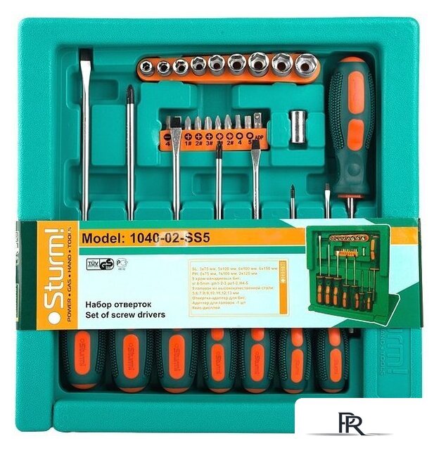 Набор отверток Sturm 1040-02-SS5 (28 предметов) - Изображение №1 — Интернет-магазин ПроЗаказ
