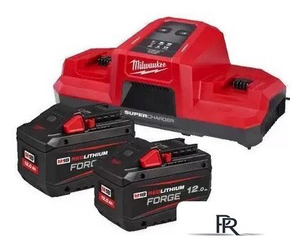 Аккумулятор с зарядным устройством Milwaukee M18 FORGENRG-122DBSC 4933498614 (18В + 18В/12 Ач) - Изображение №1 — Интернет-магазин ПроЗаказ