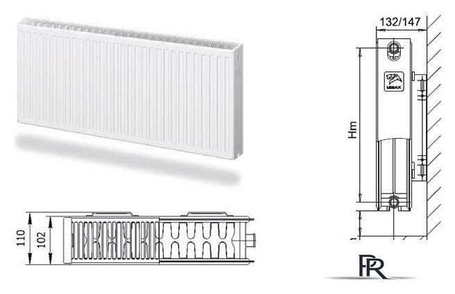 Стальной панельный радиатор Лемакс Compact 22 500x800 - Изображение №5 — Интернет-магазин ПроЗаказ