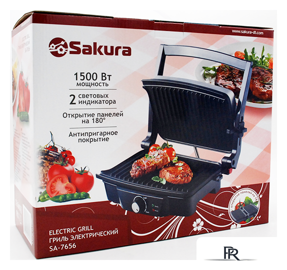 Электрогриль Sakura SA-7656 - Изображение №2 — Интернет-магазин ПроЗаказ