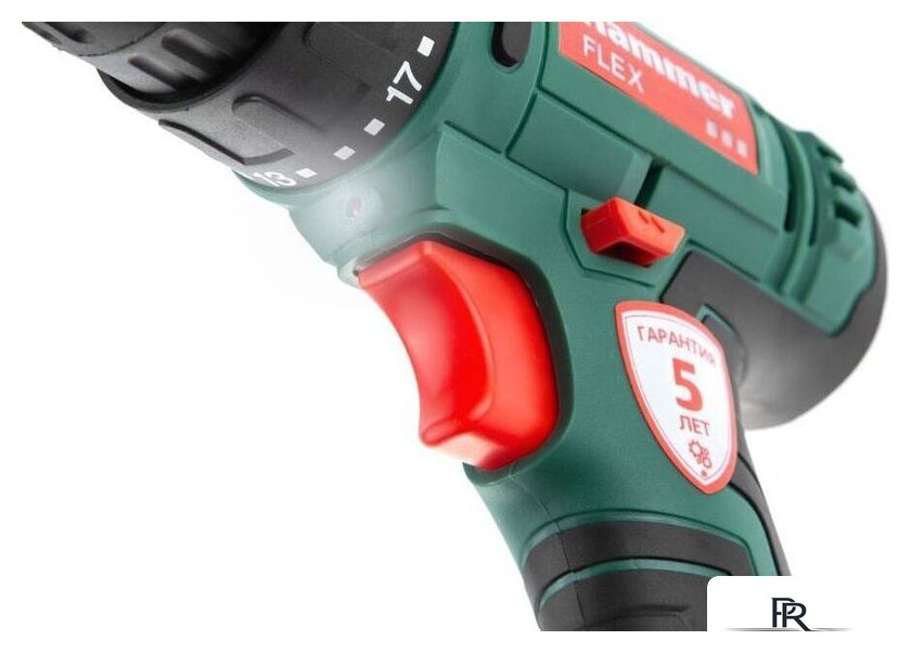 Дрель-шуруповерт Hammer Flex ACD18BS (с 2-мя АКБ, кейс) - Изображение №7 — Интернет-магазин ПроЗаказ
