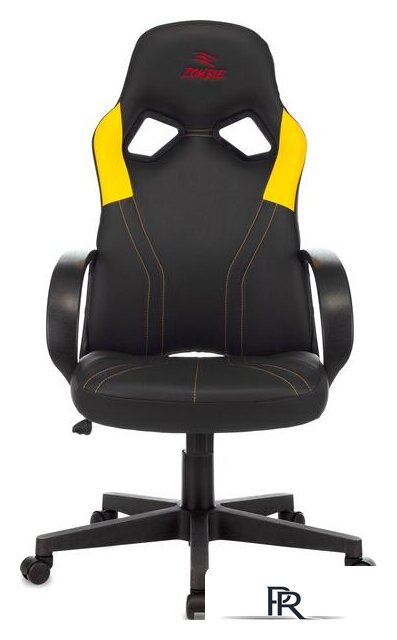 Игровое (геймерское) кресло Zombie Runner (черный/желтый) - Изображение №2 — Интернет-магазин ПроЗаказ