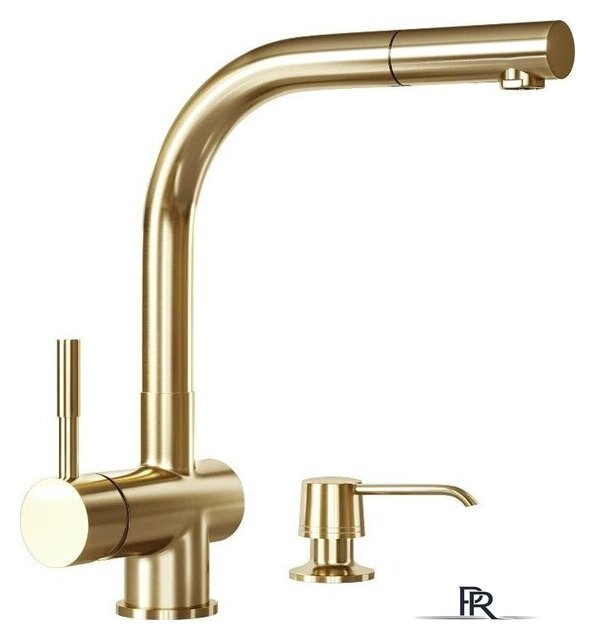 Дозатор для моющего средства Globalo Intio Light Gold Mat - Изображение №4 — Интернет-магазин ПроЗаказ