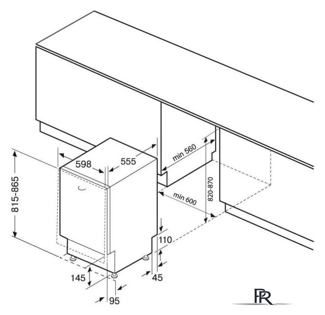 Встраиваемая посудомоечная машина Krona Garda 60 BI V2 - Изображение №12 — Интернет-магазин ПроЗаказ