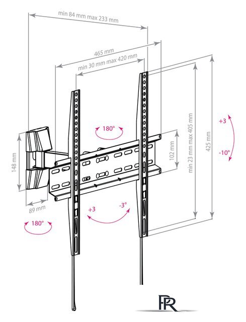 Кронштейн для телевизора Arm Media LCD-413 - Изображение №3 — Интернет-магазин ПроЗаказ