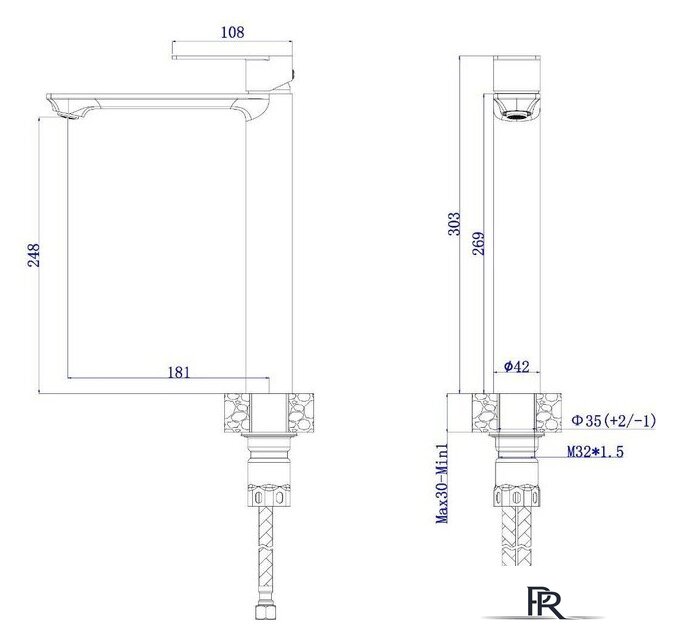 Смеситель AV Engineering AVLES0-BW1 - Изображение №2 — Интернет-магазин ПроЗаказ