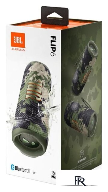 Беспроводная колонка JBL Flip 6 (камуфляж) - Изображение №9 — Интернет-магазин ПроЗаказ
