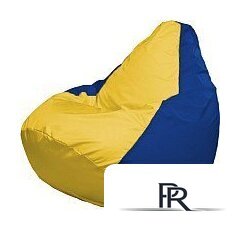 Кресло-мешок Flagman Груша Мега XXXL Г3.1-254 (желтый/синий) - Изображение №1 — Интернет-магазин ПроЗаказ