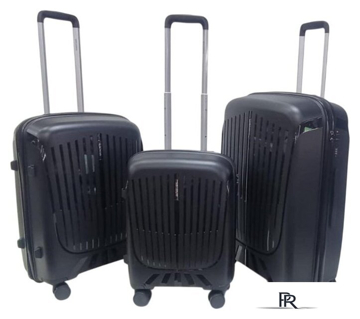 Чемодан-спиннер Mironpan 23107 (L, черный) - Изображение №5 — Интернет-магазин ПроЗаказ