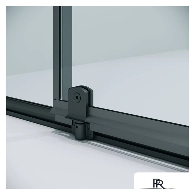 Душевая дверь Niagara Nova NG-35-12AGR 120х195 (графит/прозрачное стекло) - Изображение №7 — Интернет-магазин ПроЗаказ