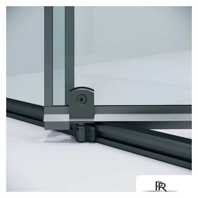 Душевая дверь Niagara Nova NG-35-12AGR 120х195 (графит/прозрачное стекло) - Изображение №5 — Интернет-магазин ПроЗаказ