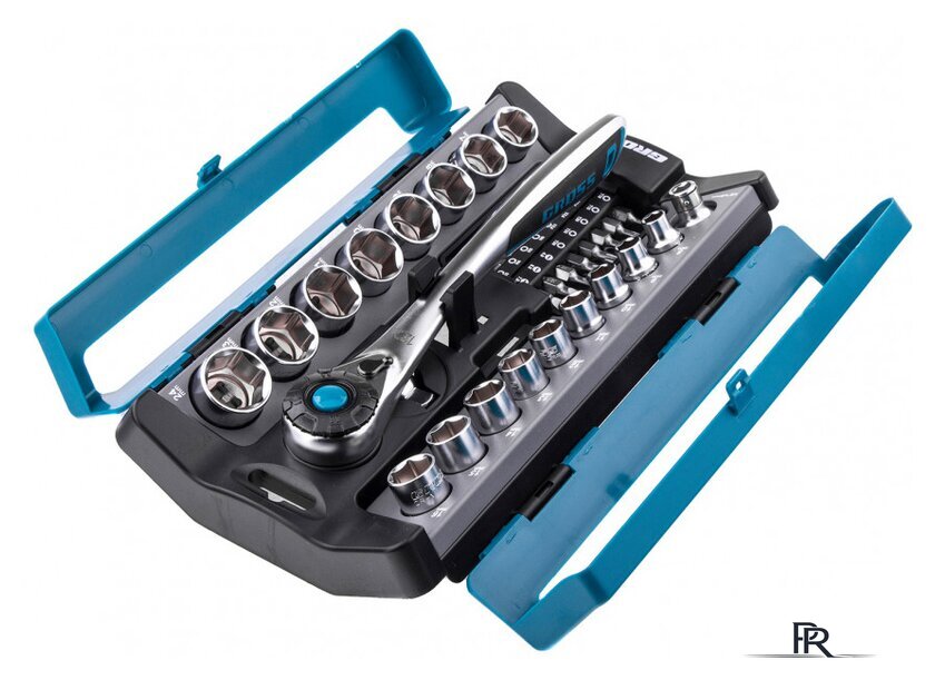 Набор трещотка с головками и битами GROSS 14145 (36 предметов) - Изображение №1 — Интернет-магазин ПроЗаказ