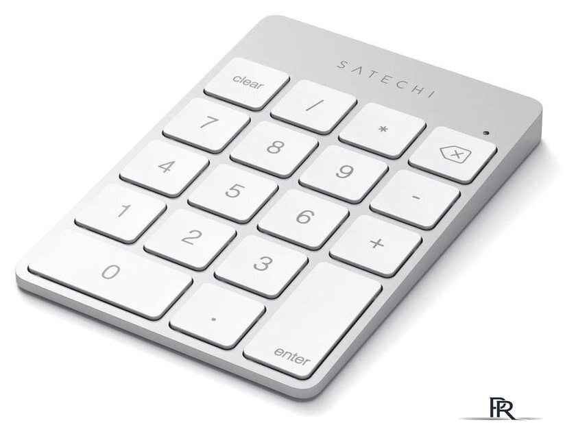 Цифровой блок Satechi Aluminum Slim Rechargeable Bluetooth Keypad (серебристый) - Изображение №6 — Интернет-магазин ПроЗаказ