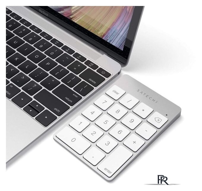 Цифровой блок Satechi Aluminum Slim Rechargeable Bluetooth Keypad (серебристый) - Изображение №5 — Интернет-магазин ПроЗаказ