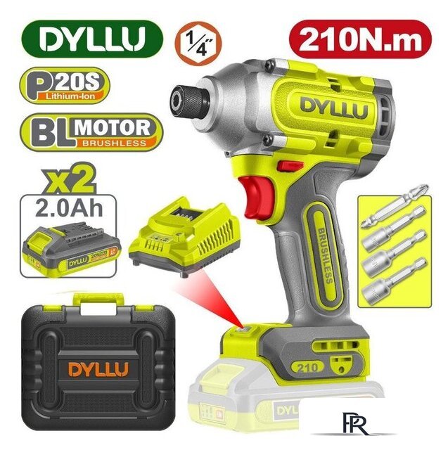 Винтоверт Dyllu DTCD2B21 (с 2-мя АКБ, кейс) - Изображение №1 — Интернет-магазин ПроЗаказ