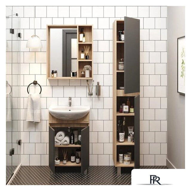  Onika Тумба под умывальник Милтон 60 106147 - Изображение №5 — Интернет-магазин ПроЗаказ