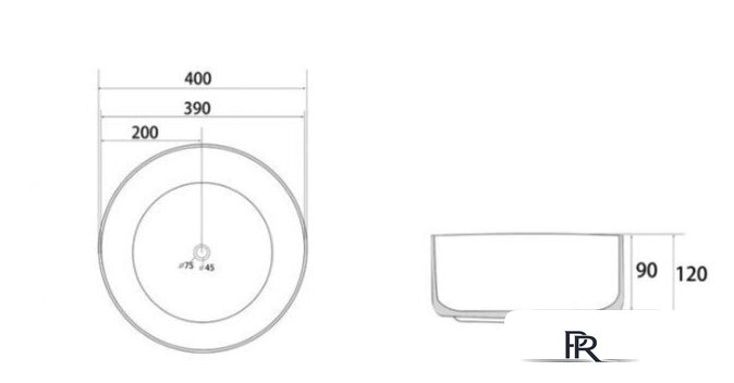 Умывальник Abber Bequem AC2109RG (розовое золото) - Изображение №3 — Интернет-магазин ПроЗаказ