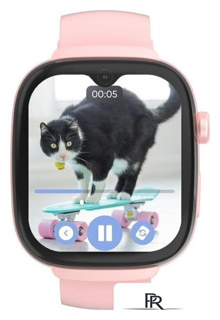 Детские умные часы Elari KidGram 4G (розовый) - Изображение №5 — Интернет-магазин ПроЗаказ