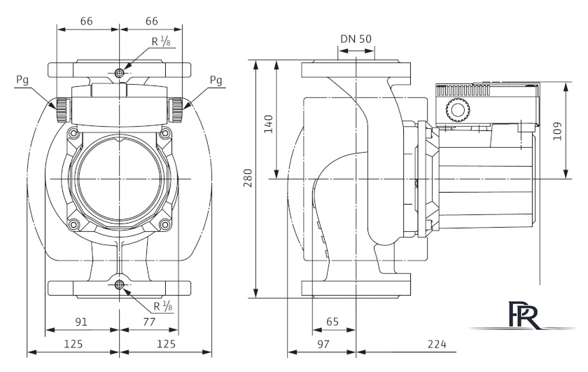 Циркуляционный насос Wilo TOP-Z 50/7 (3~400 V, PN 6/10, GG) - Изображение №3 — Интернет-магазин ПроЗаказ
