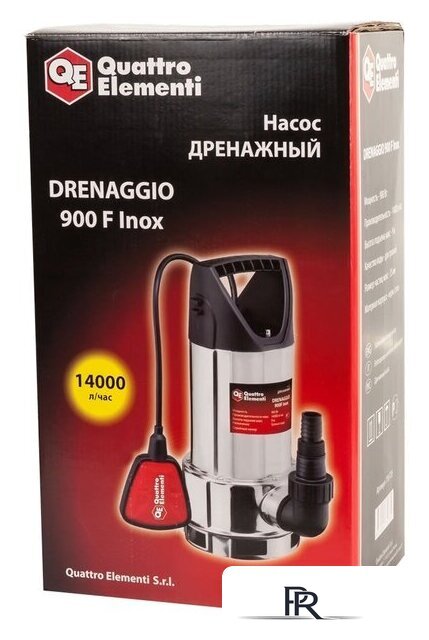 Дренажный насос Quattro Elementi Drenaggio 900 F Inox - Изображение №3 — Интернет-магазин ПроЗаказ