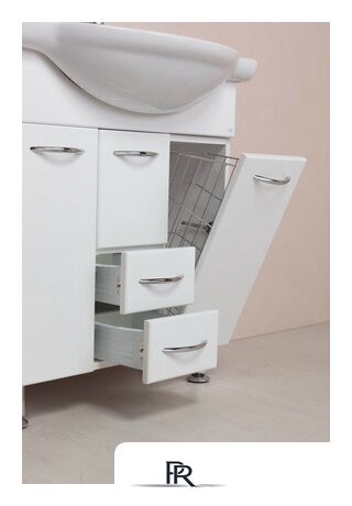  Onika Тумба под умывальник Моника 75.17 (белый) [107502] - Изображение №2 — Интернет-магазин ПроЗаказ