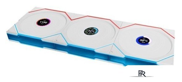 Комплект вентиляторов для корпуса с контроллером Lian Li Uni Fan TL 120 Wireless Reverse 12RTLLCD1W3W G99.12RTLLCD1W3W.R0 - Изображение №1 — Интернет-магазин ПроЗаказ