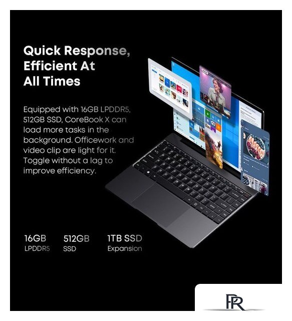 Ноутбук Chuwi CoreBook X CWI570-321E5N1HDMPX - Изображение №15 — Интернет-магазин ПроЗаказ