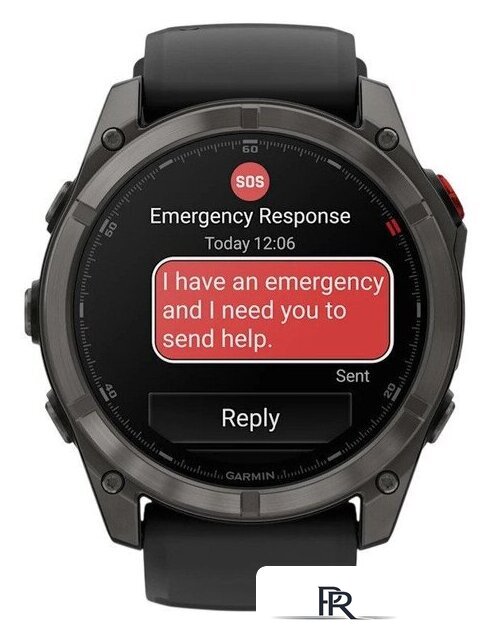 Умные часы Garmin Fenix 8 Pro 51 мм (серый, черный силиконовый ремешок) - Изображение №2 — Интернет-магазин ПроЗаказ