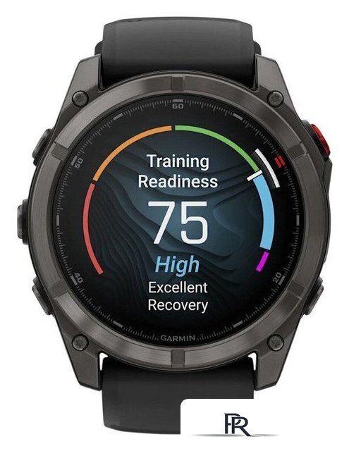 Умные часы Garmin Fenix 8 Pro 51 мм (серый, черный силиконовый ремешок) - Изображение №8 — Интернет-магазин ПроЗаказ