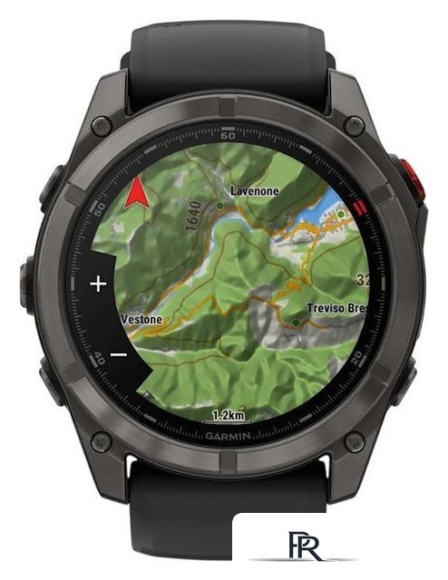 Умные часы Garmin Fenix 8 Pro 51 мм (серый, черный силиконовый ремешок) - Изображение №6 — Интернет-магазин ПроЗаказ