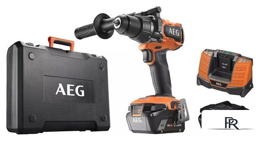 Ударная дрель-шуруповерт AEG Powertools BSB 18BL2-602K 4935481043 (с 2-мя АКБ, кейс) - Изображение №1 — Интернет-магазин ПроЗаказ