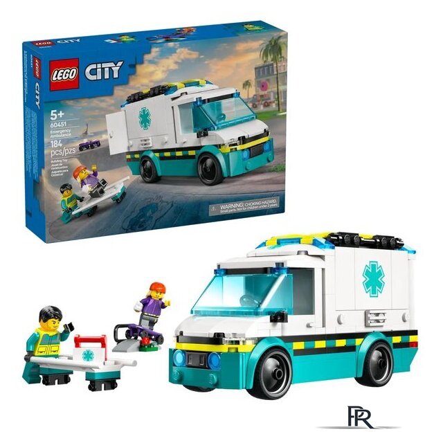 Конструктор LEGO City Скорая помощь 60451 - Изображение №3 — Интернет-магазин ПроЗаказ