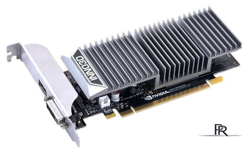 Видеокарта Inno3D GeForce GT 1030 0dB 2GB GDDR5 [N1030-1SDV-E5BL] - Изображение №2 — Интернет-магазин ПроЗаказ