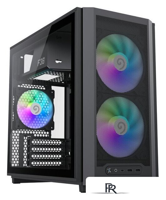 Корпус GameMax F36 BK (черный) - Изображение №1 — Интернет-магазин ПроЗаказ