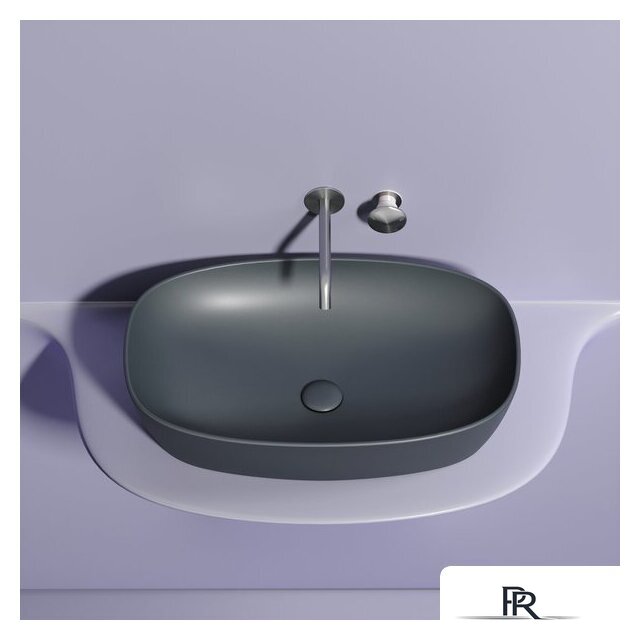 Умывальник Ceramica Nova Element CN6049MDH (темный антрацит матовый) - Изображение №2 — Интернет-магазин ПроЗаказ