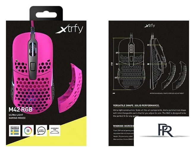 Игровая мышь Xtrfy M42 (розовый) - Изображение №8 — Интернет-магазин ПроЗаказ