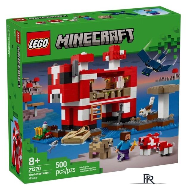 Конструктор LEGO Minecraft 21270 Грибной дом - Изображение №1 — Интернет-магазин ПроЗаказ
