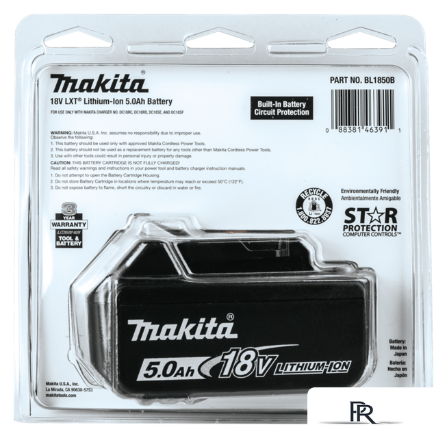 Аккумулятор Makita BL1850B (18В/5 Ah) - Изображение №18 — Интернет-магазин ПроЗаказ