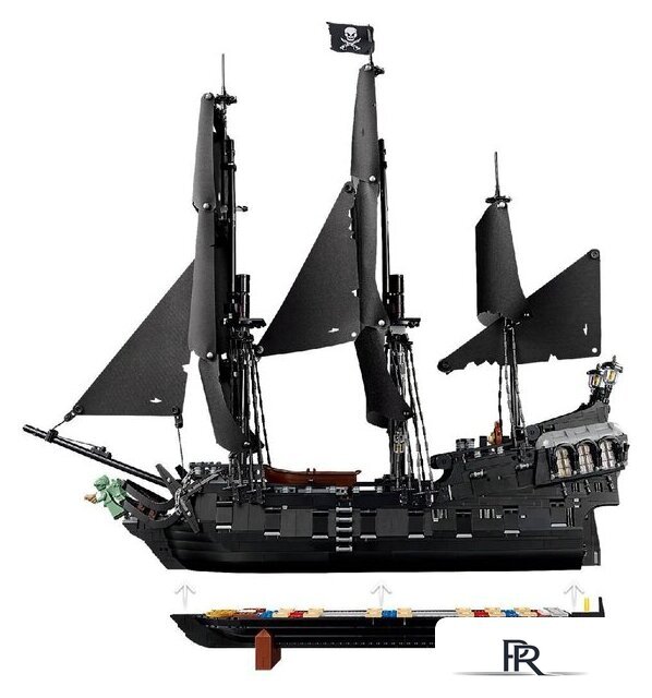 Конструктор LEGO Icons 10365 Пираты Карибского моря: Черная жемчужина - Изображение №6 — Интернет-магазин ПроЗаказ