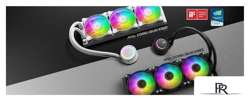 Система жидкостного охлаждения для процессора MSI MAG CoreLiquid E360 (белый) - Изображение №4 — Интернет-магазин ПроЗаказ