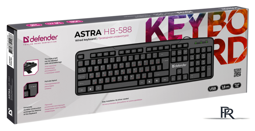 Клавиатура Defender Astra HB-588 RU - Изображение №3 — Интернет-магазин ПроЗаказ