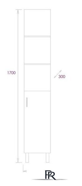  Onika Шкаф-пенал Тимбер 30.01 403066 - Изображение №5 — Интернет-магазин ПроЗаказ