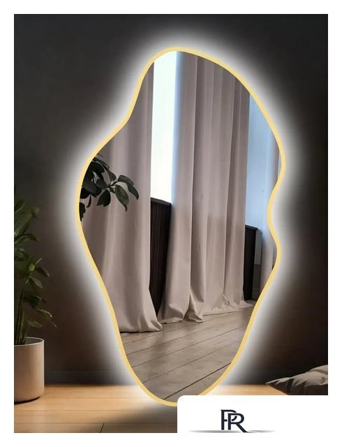 Зеркало с подсветкой  EMZE 45x77 LED.UV.NF.45.77.AUR.4K (золото с УФ-окантовкой и подсветкой) - Изображение №1 — Интернет-магазин ПроЗаказ