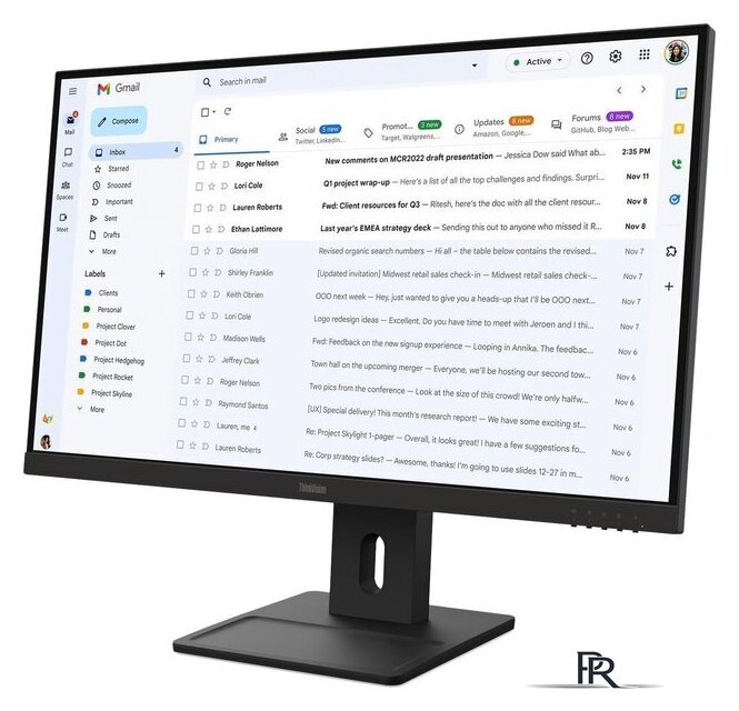 Монитор Lenovo ThinkVision E27-40 64BCMAT4EU - Изображение №2 — Интернет-магазин ПроЗаказ