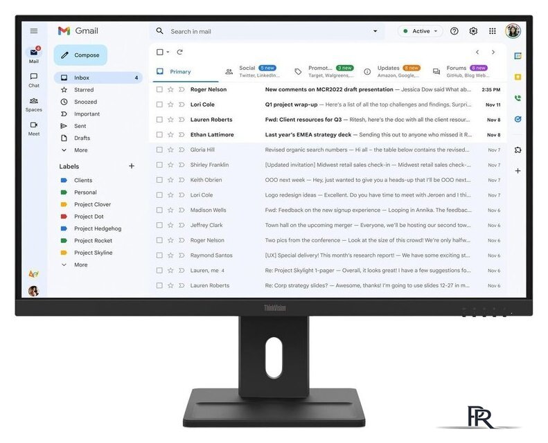 Монитор Lenovo ThinkVision E27-40 64BCMAT4EU - Изображение №1 — Интернет-магазин ПроЗаказ