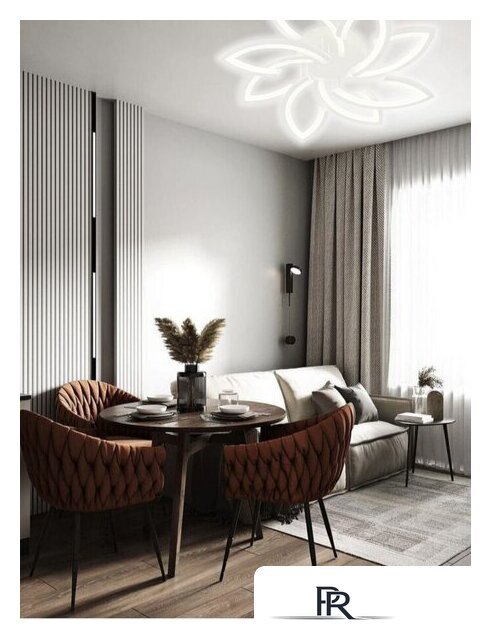 Припотолочная люстра Aitin Pro C9045/4+4 (белый) - Изображение №3 — Интернет-магазин ПроЗаказ